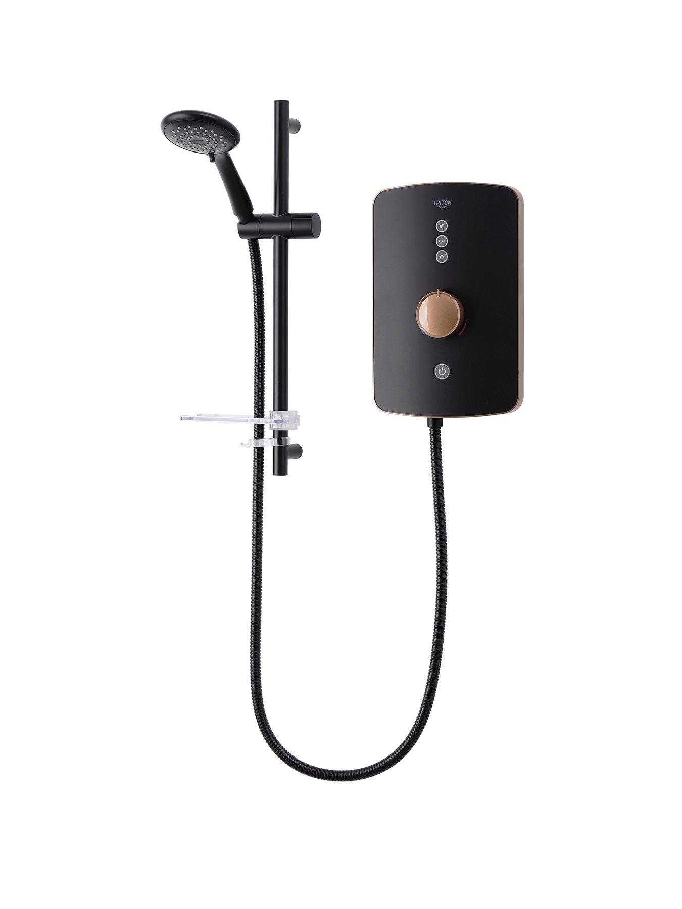  image of triton-amala-metallic-95kw-electric-shower-brushed-copper