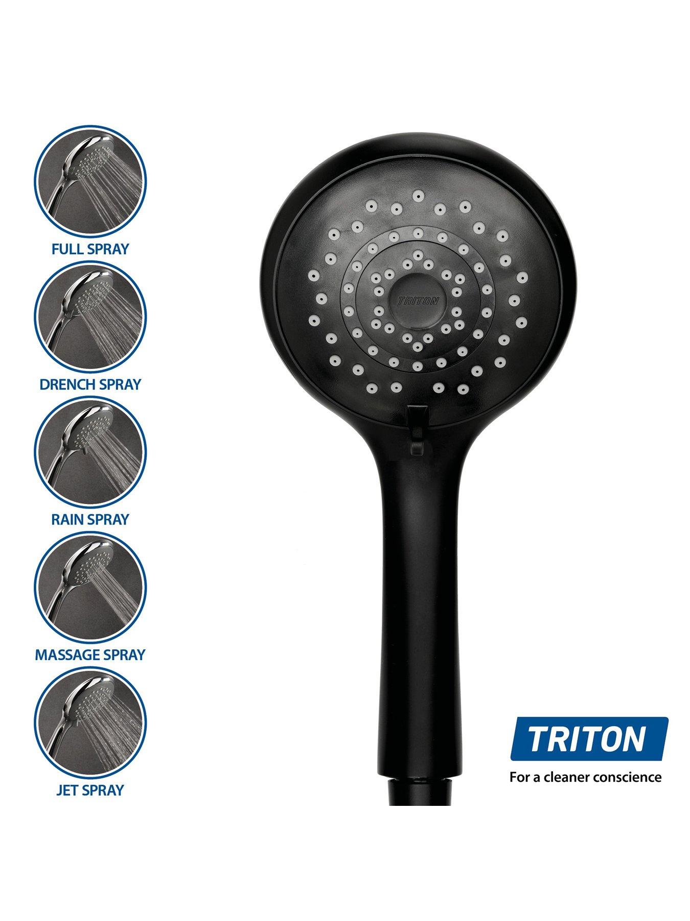  image of triton-amala-metallic-95kw-electric-shower-brushed-copper