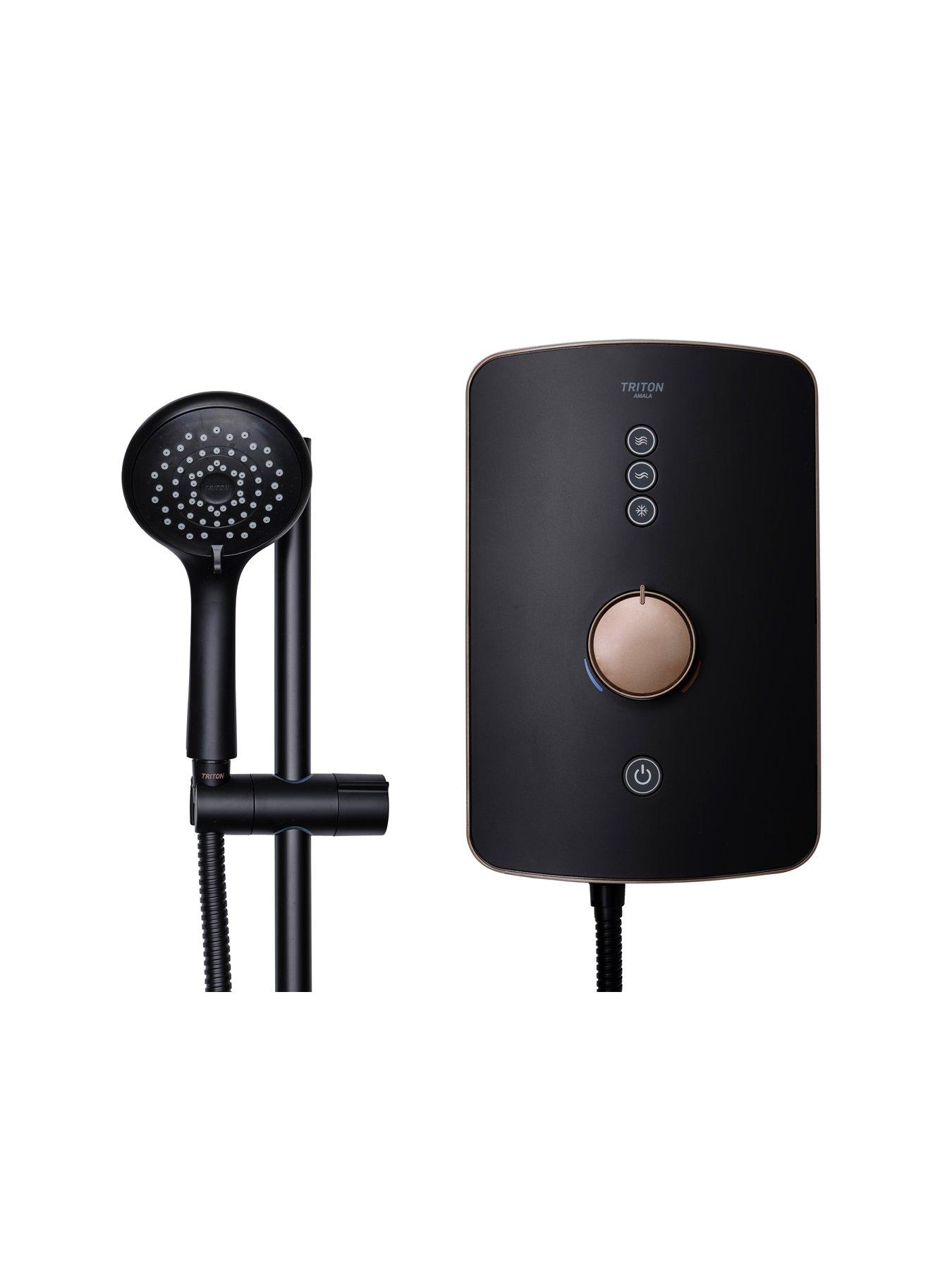  image of triton-amala-metallic-95kw-electric-shower-brushed-copper