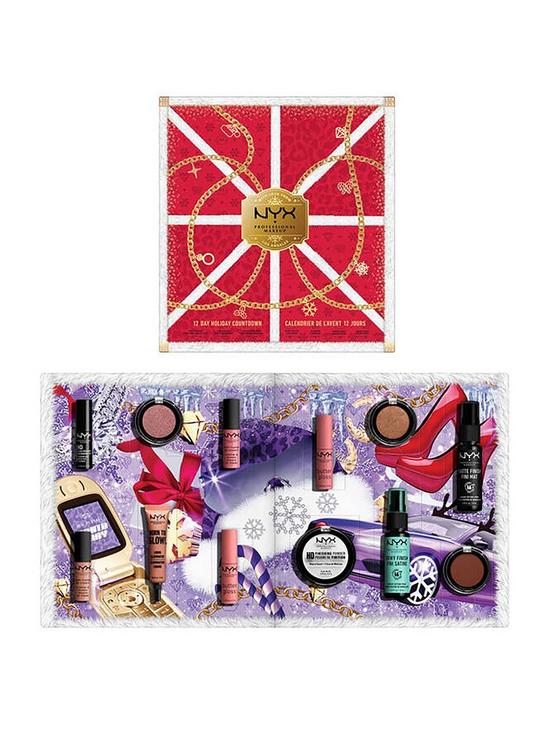 front image of nyx-professional-makeup-12-day-advent-calendar