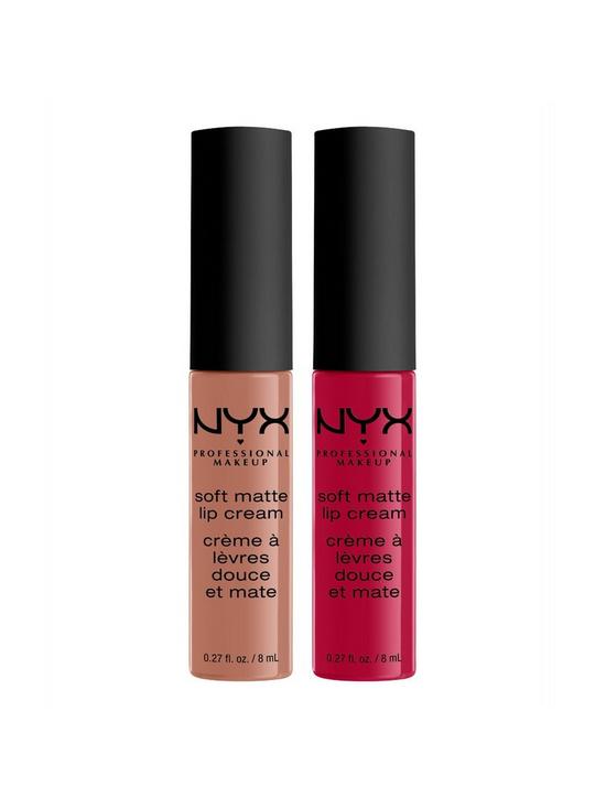 stillFront image of nyx-professional-makeup-soft-matte-lip-cream-duo-gift-set-abu-dhabi-amp-monte-carlo