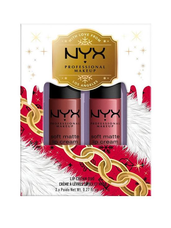 front image of nyx-professional-makeup-nbspsoft-matte-lip-cream-duo-gift-set-rome-amp-cannes
