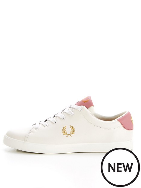 fred-perry-lottie-leather-trainer-white