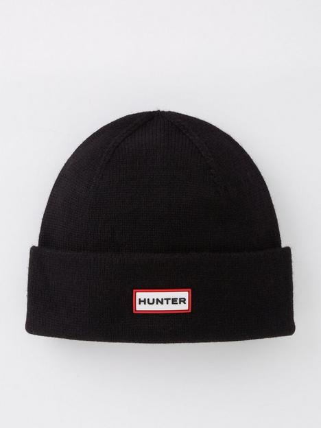 hunter-play-essential-cuff-beanie-hat-black