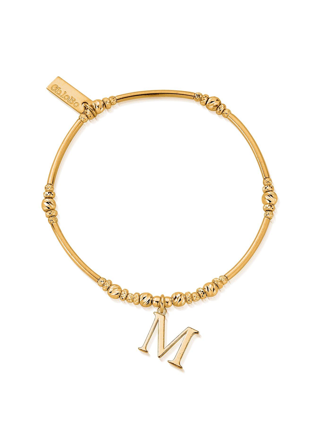 ChloBo Gold Iconic Initial Bracelet