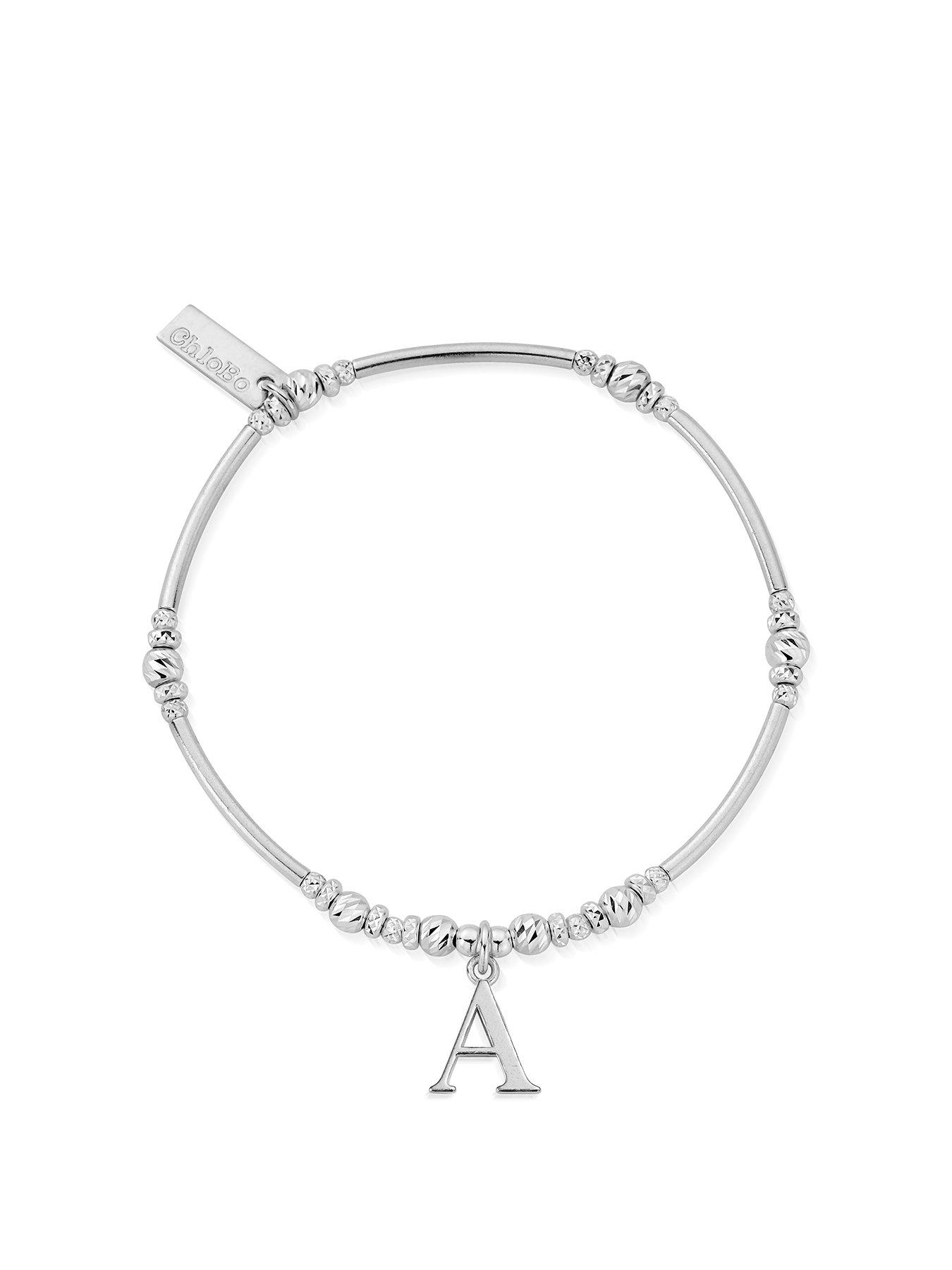Image 1 of 1 of ChloBo Silver Iconic Initial Bracelet