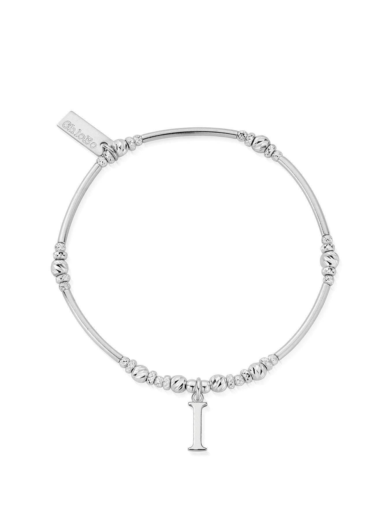 undefined Silver Iconic Initial Bracelet