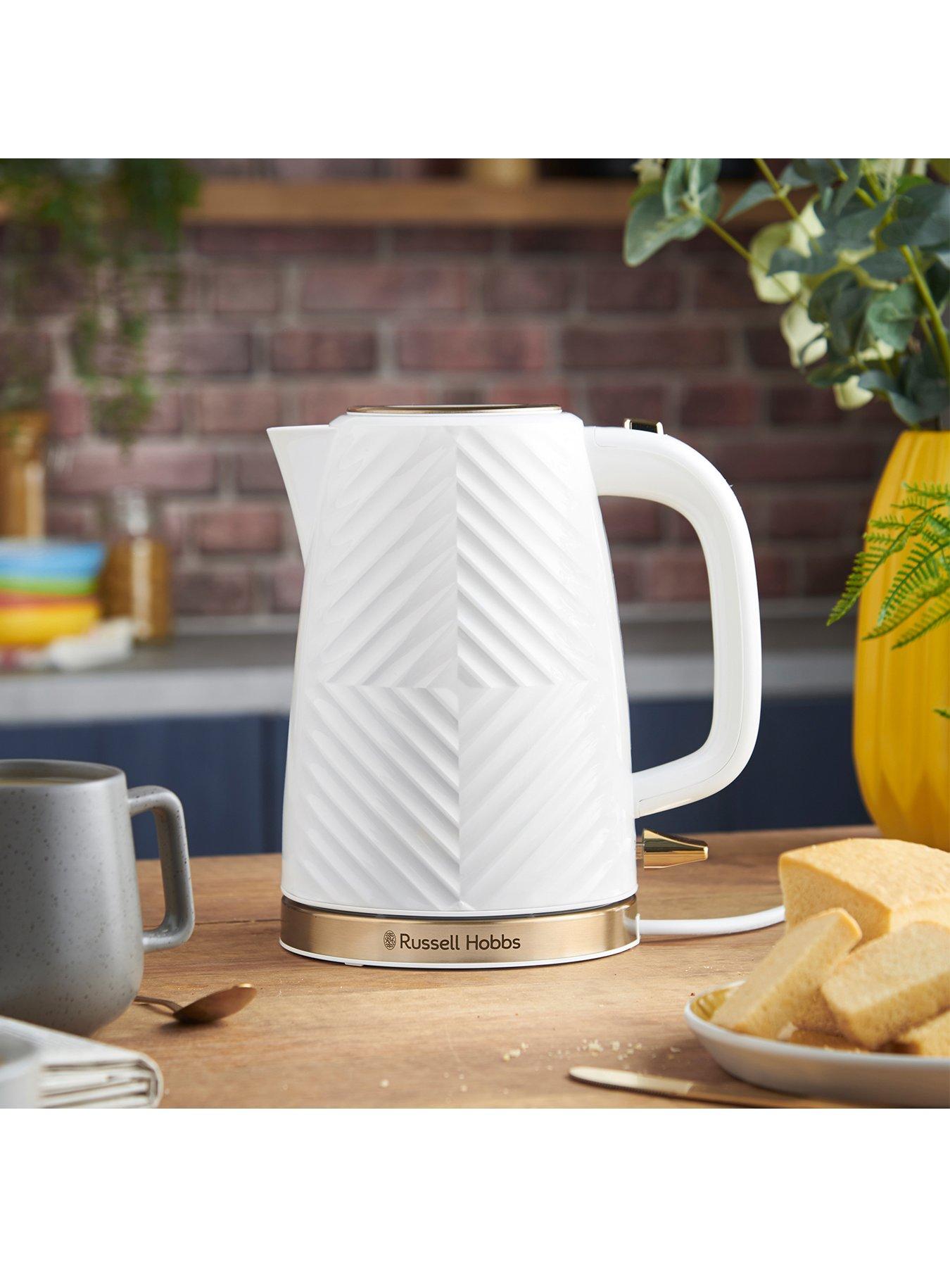 Russell hobbs best sale white retro kettle