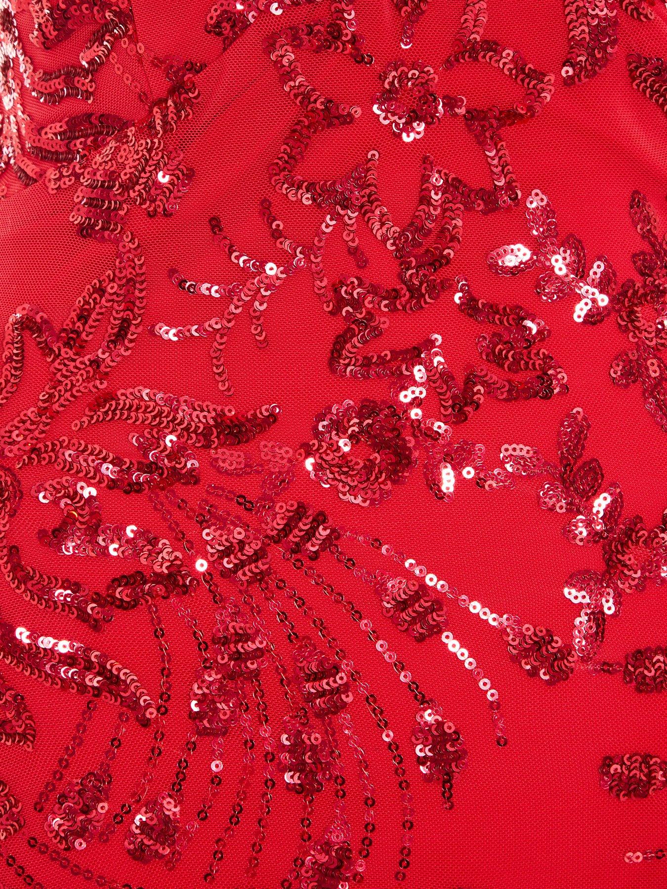 quiz red sequin dress Quiz Berry Sequin Dress Shop Quiz Berry Dress Store Quiz Berry Deals Sequin  Bodycon Dress