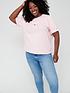  image of tommy-jeans-curve-regular-fit-essential-logo-t-shirt-pink