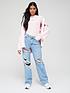  image of tommy-jeans-baby-essential-logo-shortnbspsleeve-top-pink