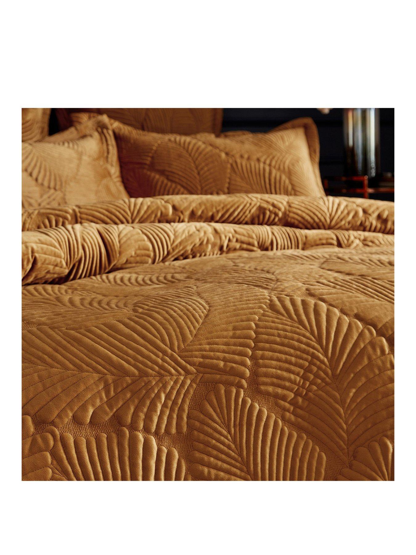 Image 2 of 3 of Paoletti Palmeria Duvet Set Gold - Sb
