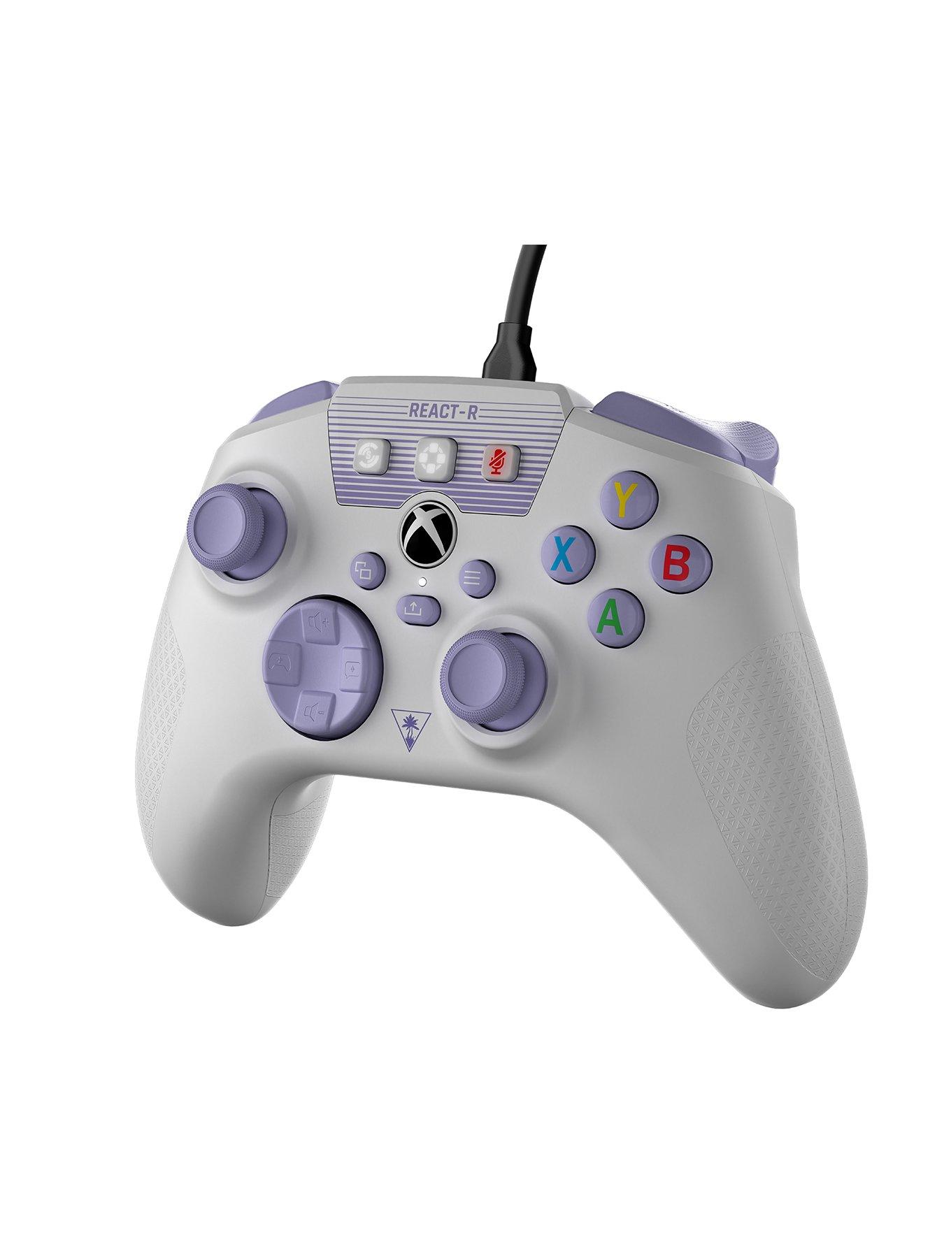  image of turtle-beach-react-r-controller-for-xbox-amp-pc-whitepurple