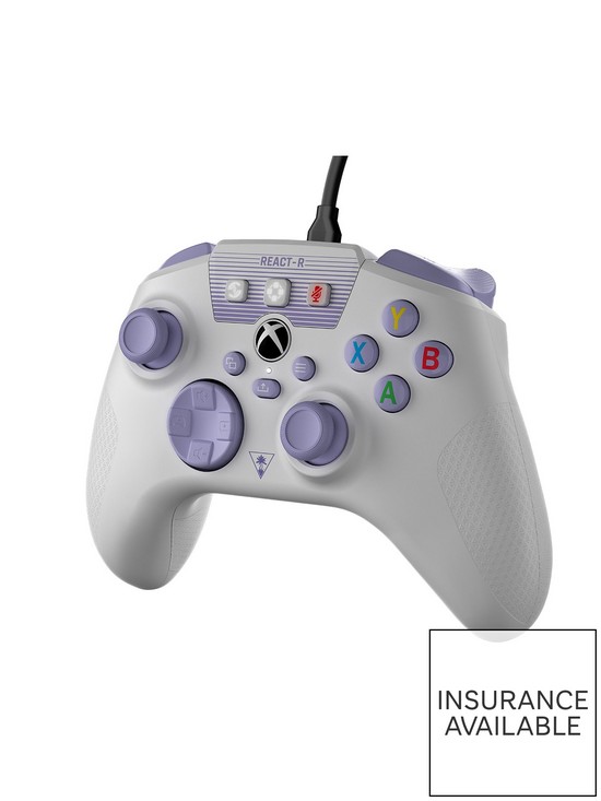 stillFront image of turtle-beach-react-r-controller-for-xbox-amp-pc-whitepurple