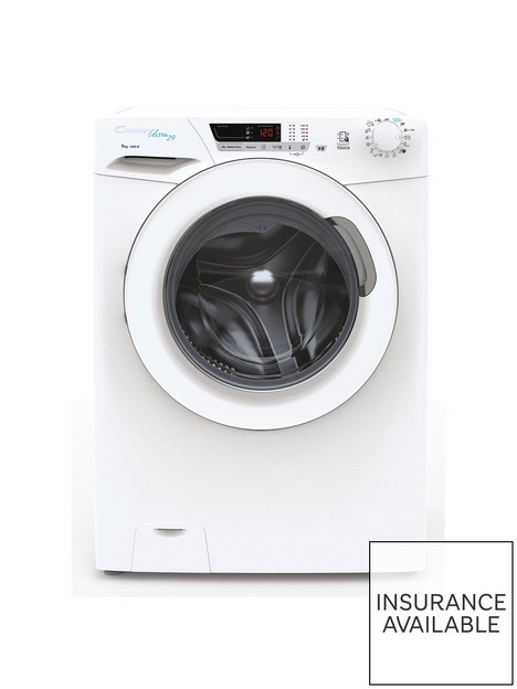 candy-ultra-hcu1492de-9kg-load-1400rpm-spinnbspfreestanding-washing-machinenbspandroid-app-enabled-eco-cycles-water-ampnbspenergy-auto-sensing-white