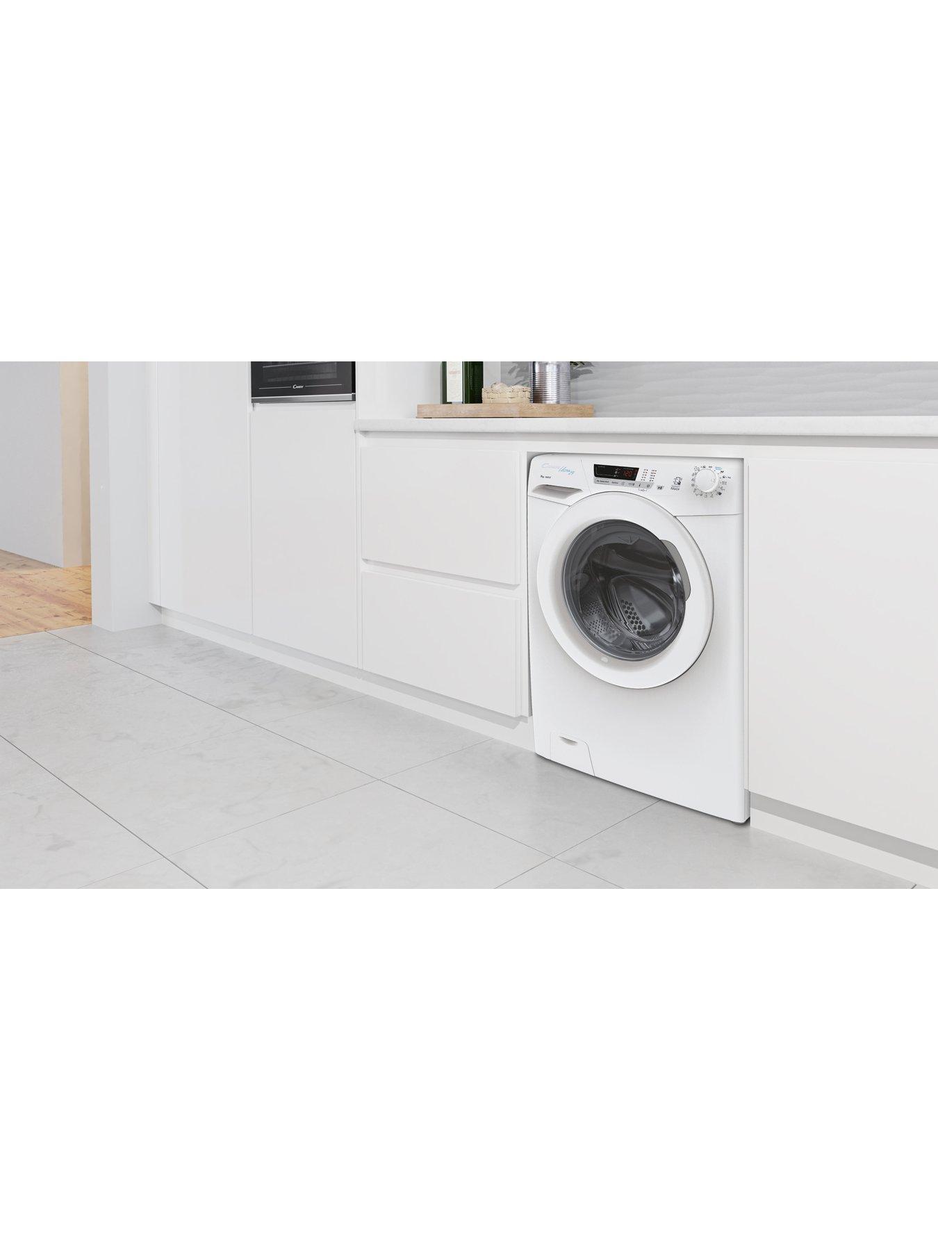 image of candy-ultra-hcu1492de-9kg-load-1400rpm-spinnbspfreestanding-washing-machinenbspandroid-app-enabled-eco-cycles-water-ampnbspenergy-auto-sensing-white