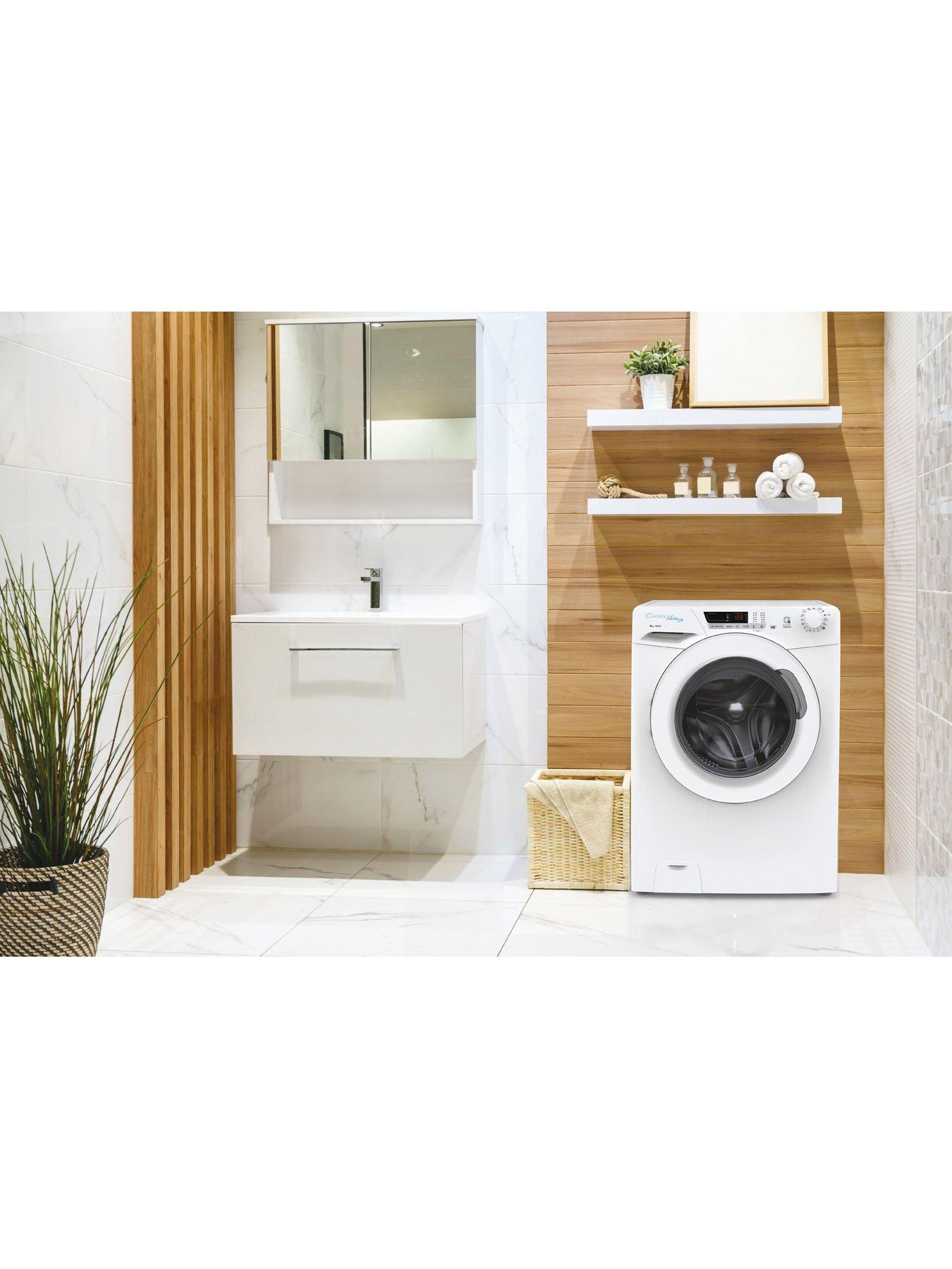  image of candy-ultra-hcu1482de-8kg-load-1400rpm-spinnbspfreestanding-washing-machine-android-app-enabled-eco-cycles-water-amp-energy-auto-sensing-white