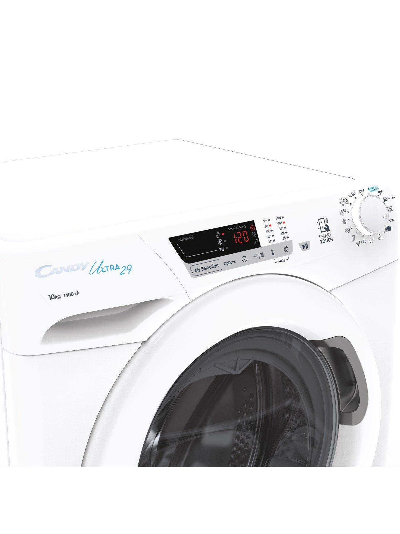  image of candy-ultra-hcu14102de1-10kg-load-1400rpm-spinnbspwashing-machine--nbspwhite