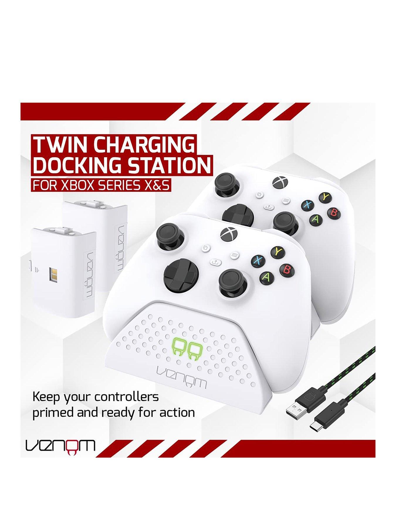 Xbox White Twin Docking Station Series X