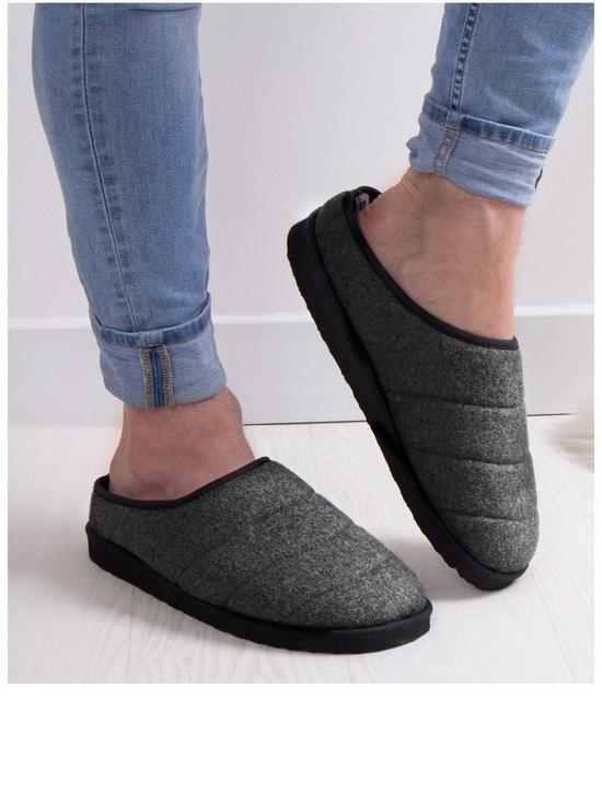 stillFront image of totes-wool-blend-felt-slipper-with-eva-sole-multi