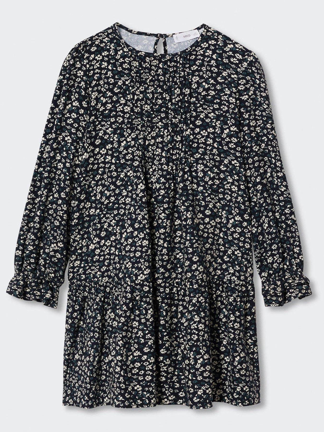 mango-girls-ditsy-long-sleeve-dress