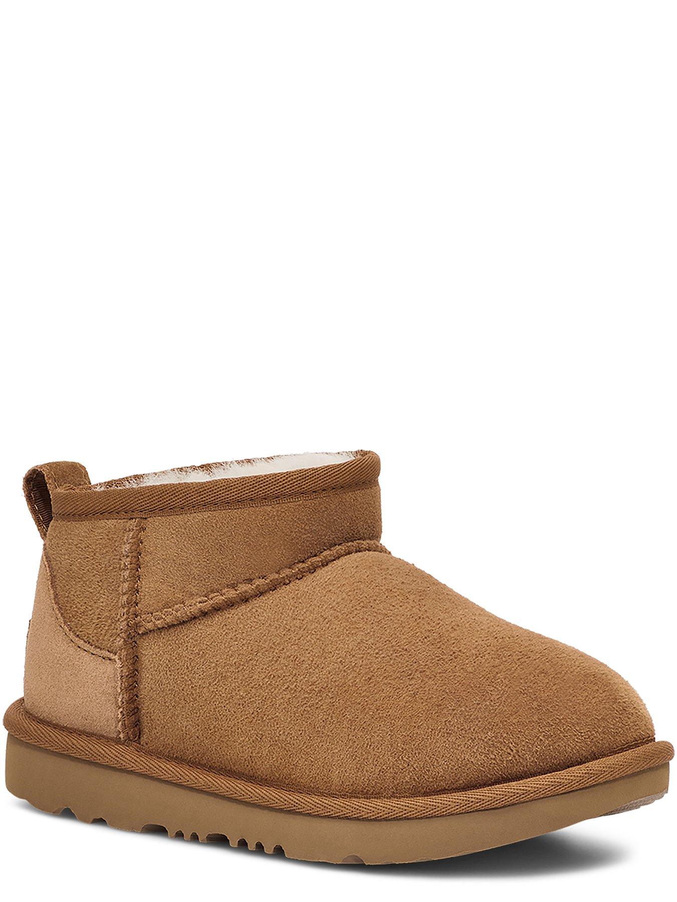 UGG Kids Classic Ultra Mini Classic Boot Chestnut Littlewoods