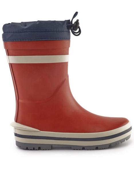 start-rite-big-puddle-warm-lined-elasticated-waterproof-wellies-red