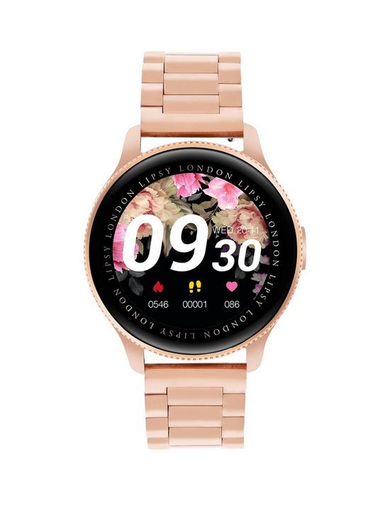 front image of lipsy-multisport-smartwatch