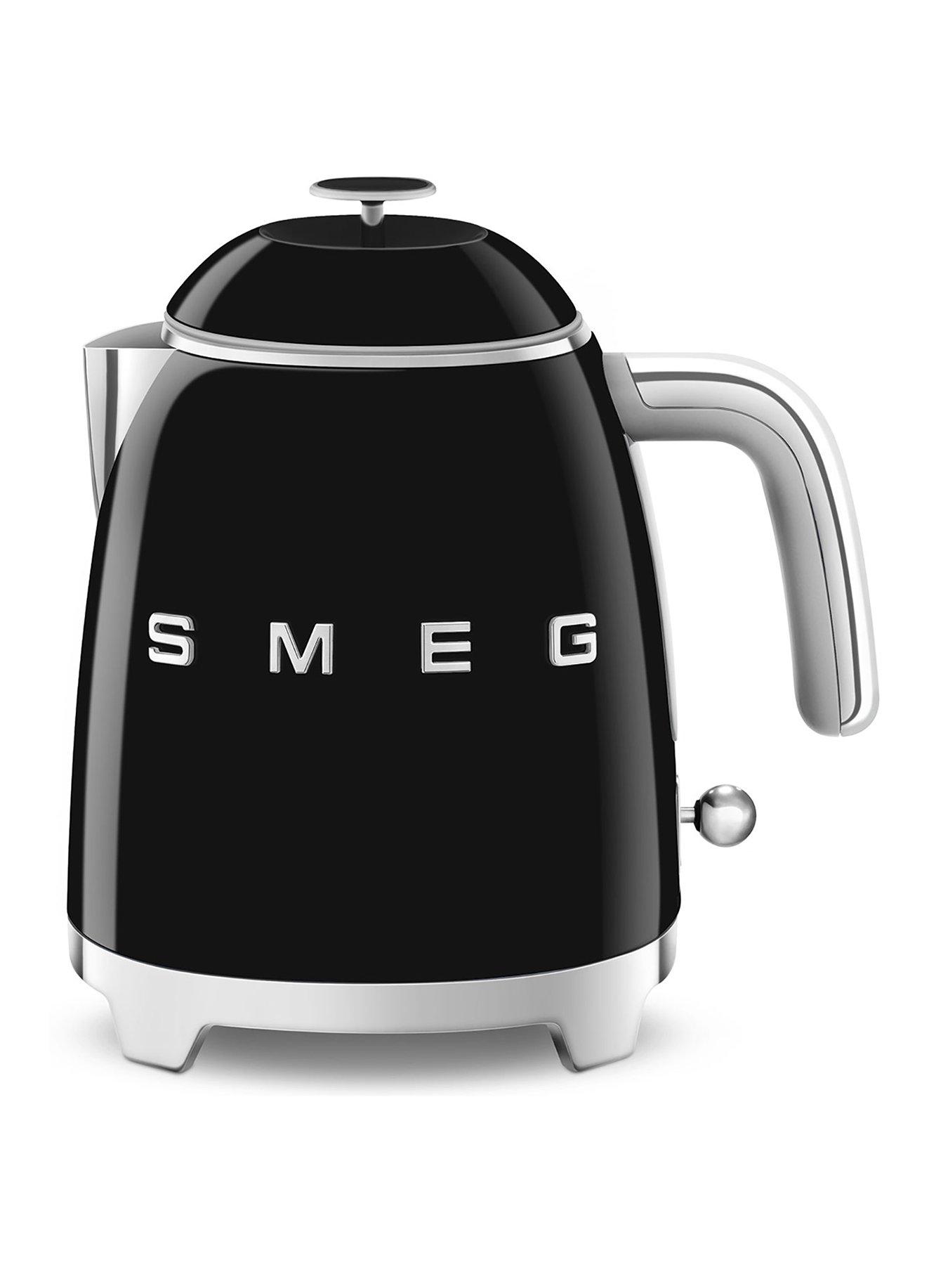 Smeg KLF05 Retro Style 0.8L Mini Kettle, 1400W - Black
