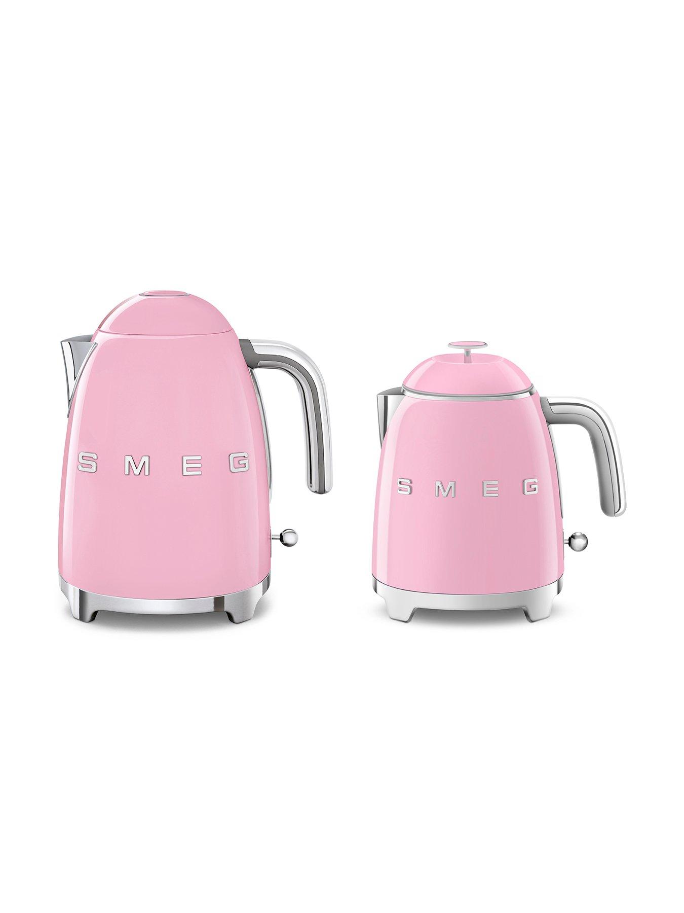 Image 5 of 6 of Smeg KLF05 Retro Style 0.8L Mini Kettle, 1400W - Pastel Pink