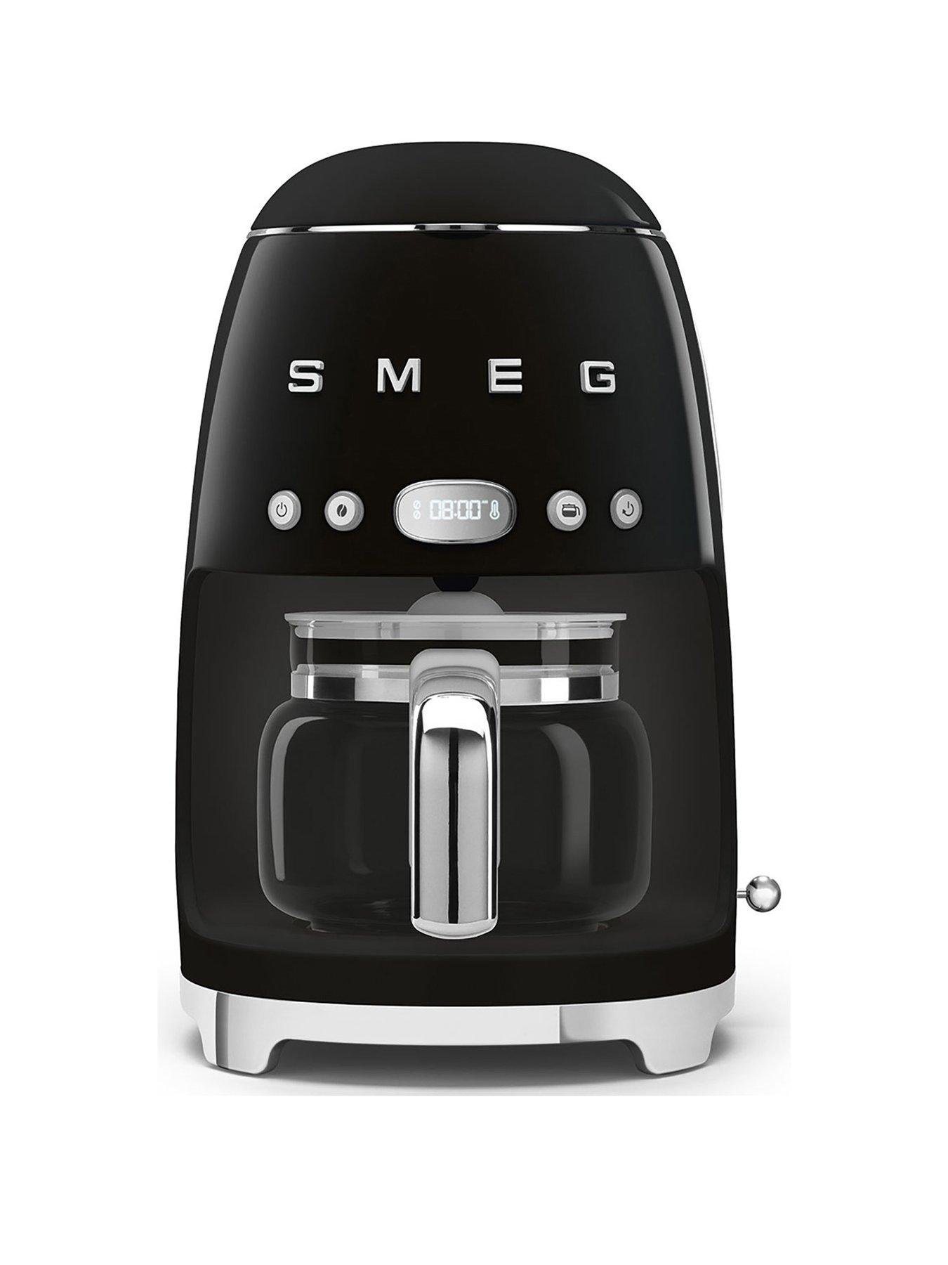 Smeg KLF03SSUK 50's Style Jug Kettle, Soft Opening, 360 Swivel Base,  Anti-Slip Feet, 300W, 1.7L