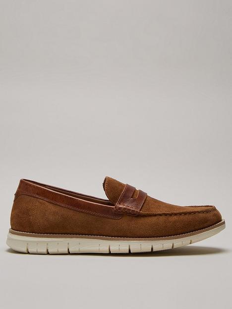 burton-menswear-london-burton-brown-suede-loafers-with-sole-detail