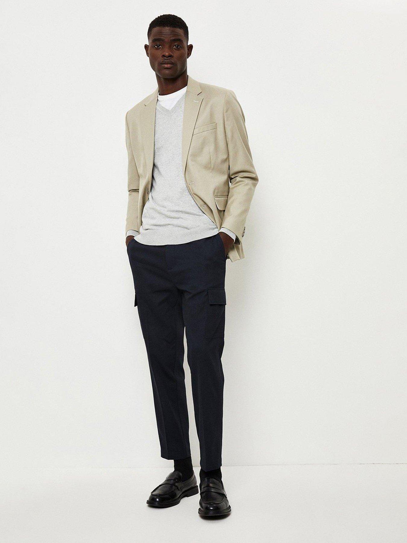  image of burton-menswear-london-burton-skinny-black-trousers