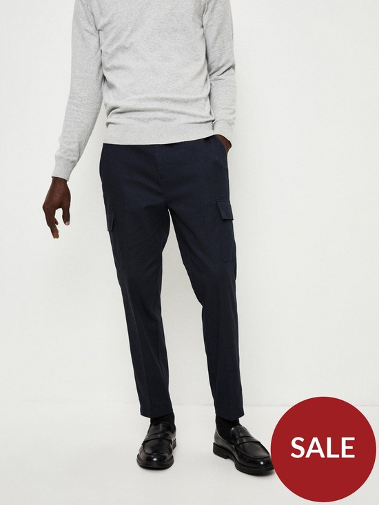 stillFront image of burton-menswear-london-burton-skinny-black-trousers
