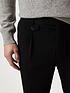  image of burton-menswear-london-slim-pocket-detail-smart-trouser-black