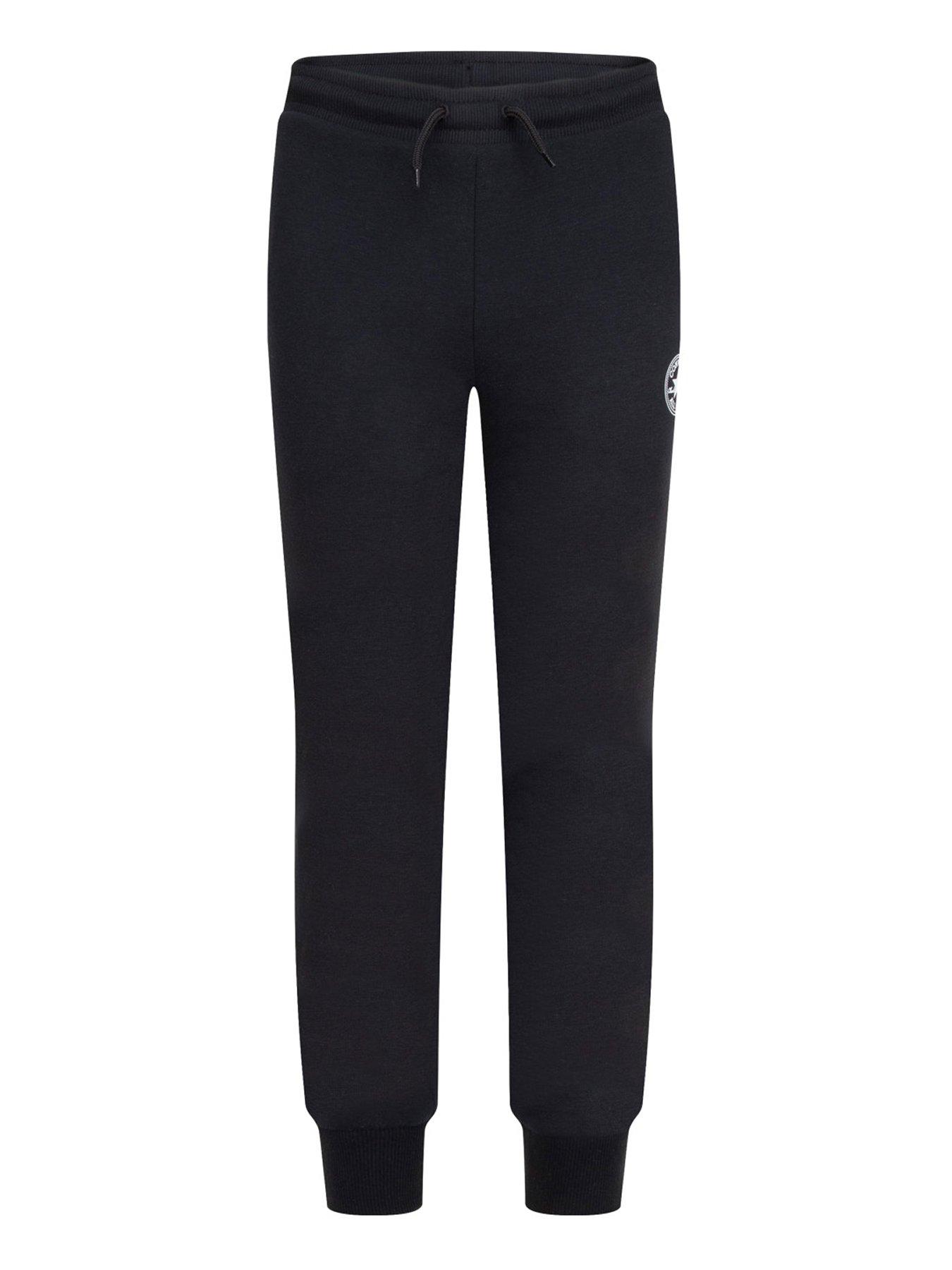 UNDER ARMOUR Girls Rival Fleece Joggers - Black/White