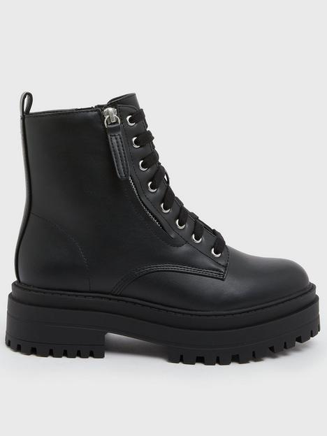 new-look-black-leather-look-zip-side-lace-up-chunky-boots