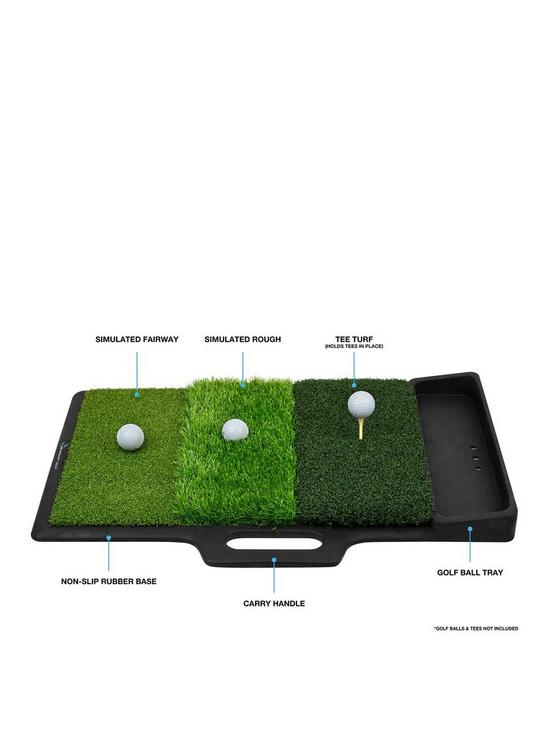 stillFront image of me-and-my-golf-tri-turf-golf-hitting-mat