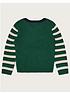  image of monsoon-boys-woodland-animals-knitted-jumper-green