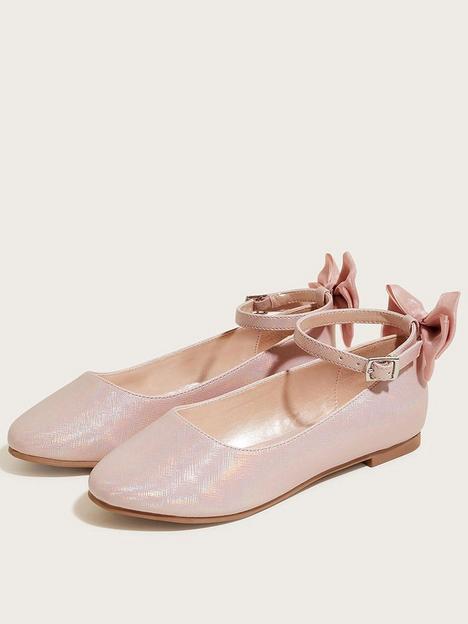 monsoon-girls-organza-bow-ballerina-shoes-pink