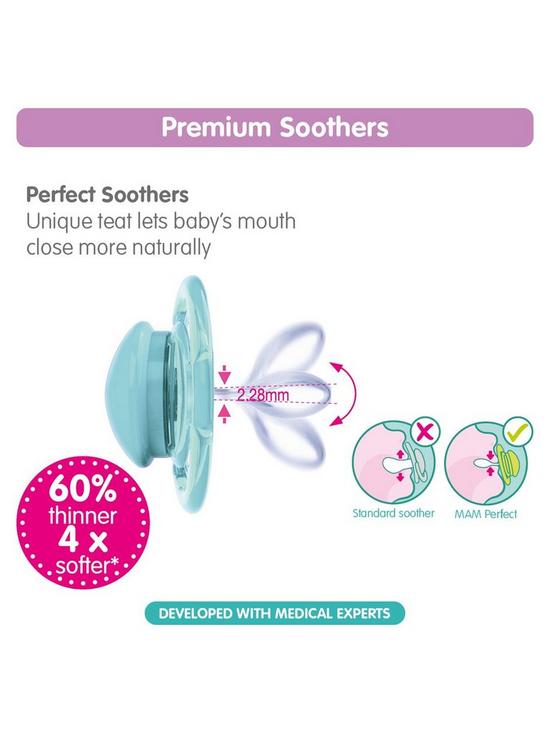 stillFront image of mam-perfect-night-6months-2-pack-soothers--unisex