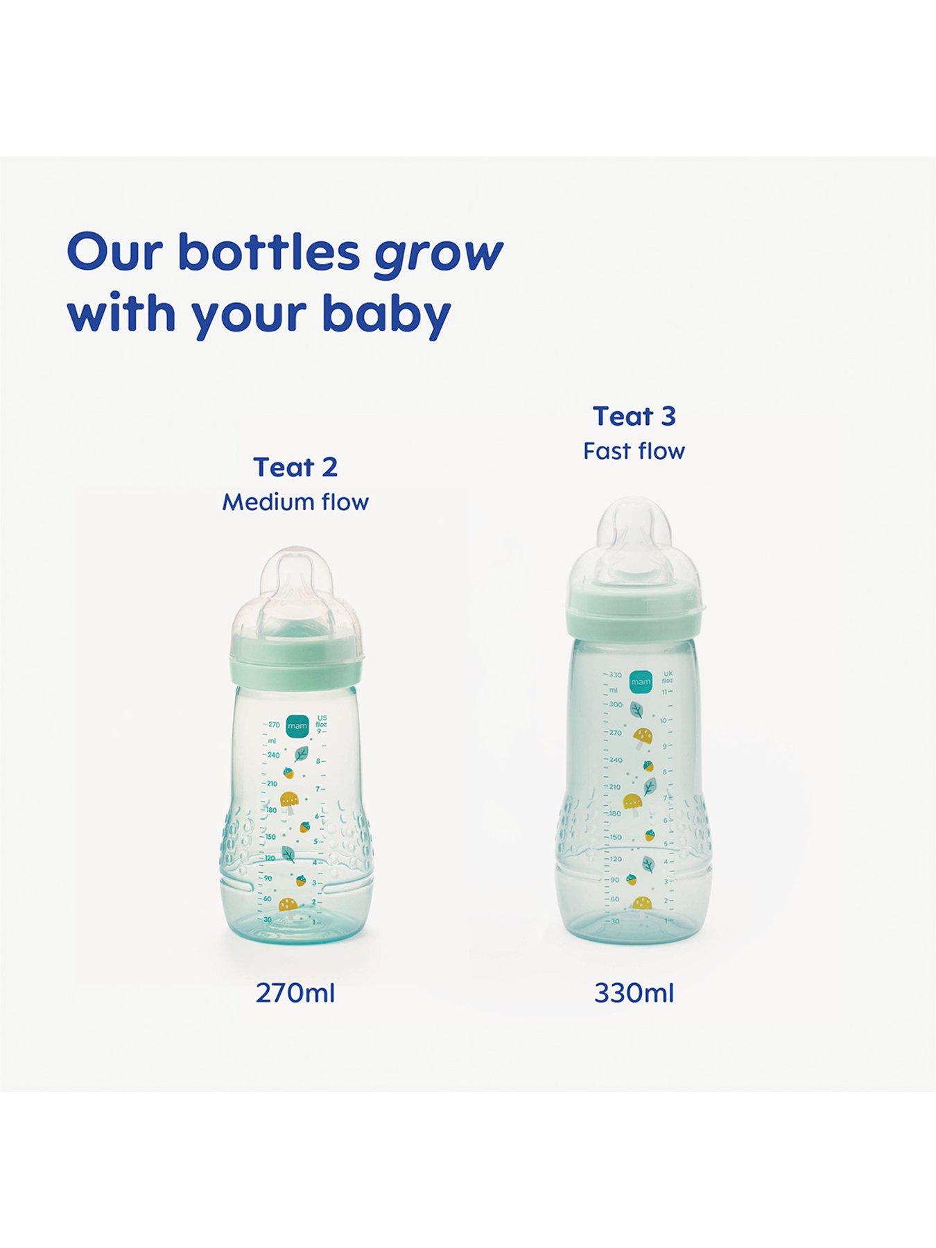 Image 6 of 6 of MAM Easy Active 270ml Baby Bottle 2pk - Blue
