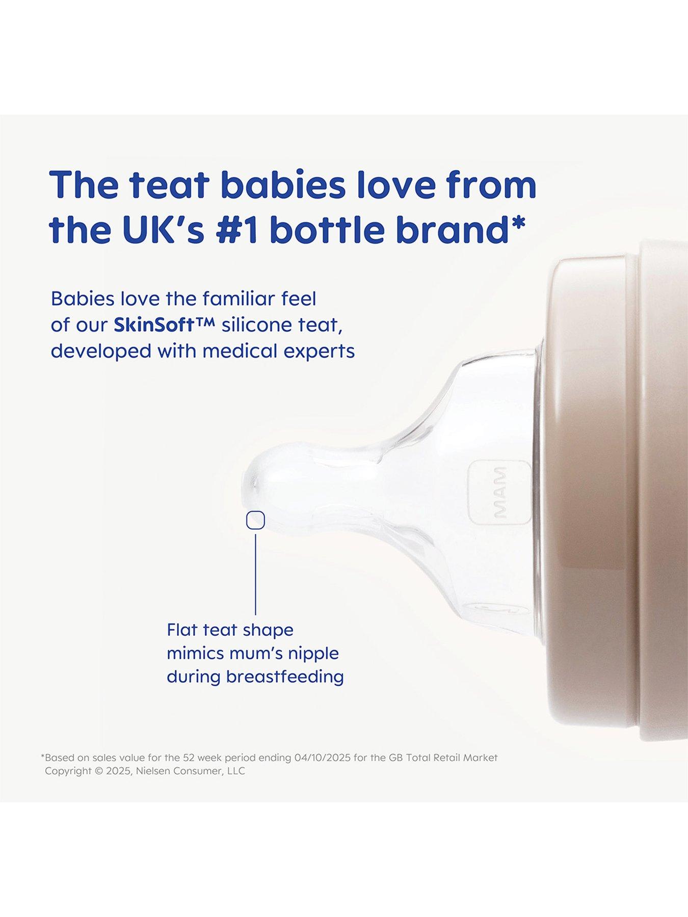 Image 3 of 6 of MAM Easy Active Baby Bottle 330ml 2pk - Lilac