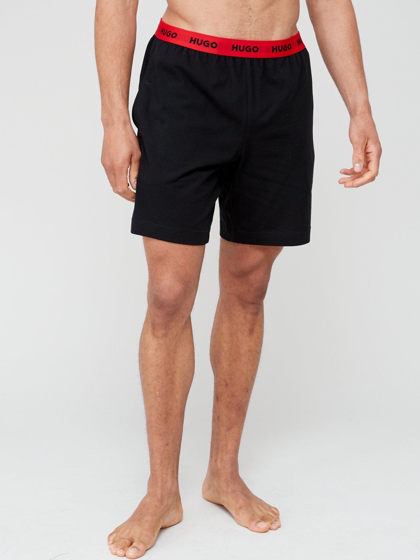 HUGO Bodywear Linked Shorts - Black | littlewoods.com