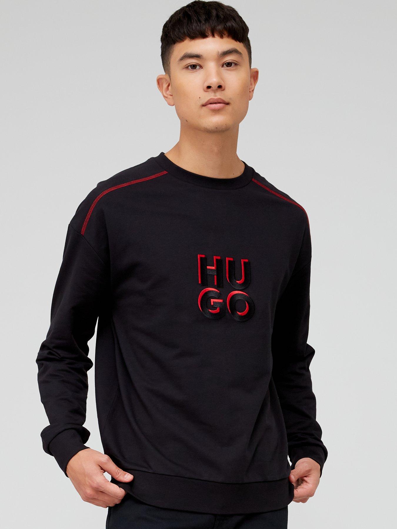 HUGO Bodywear Men's 3 Pack AS Uni Logo Socks - Black