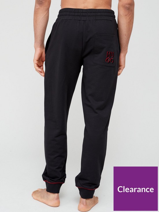 stillFront image of hugo-bodywear-monogramnbsplounge-pants-black