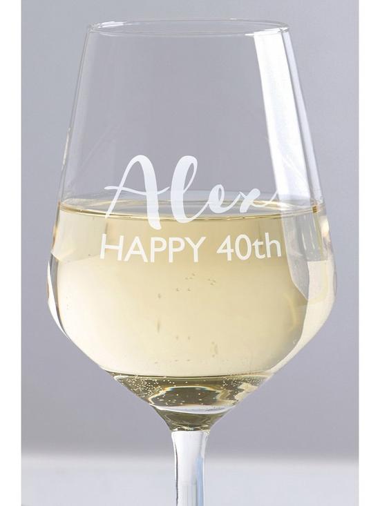 stillFront image of love-abode-personalised-wine-glass