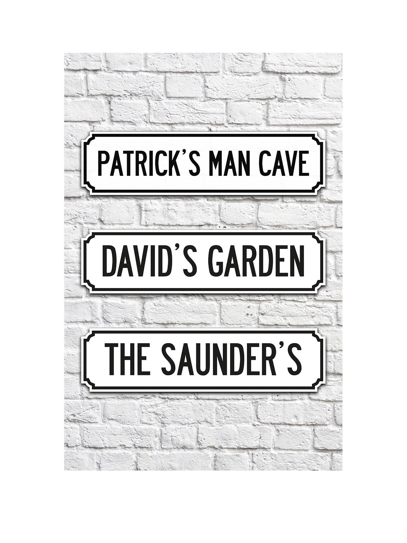Love Abode Personalised Vintage Road Sign