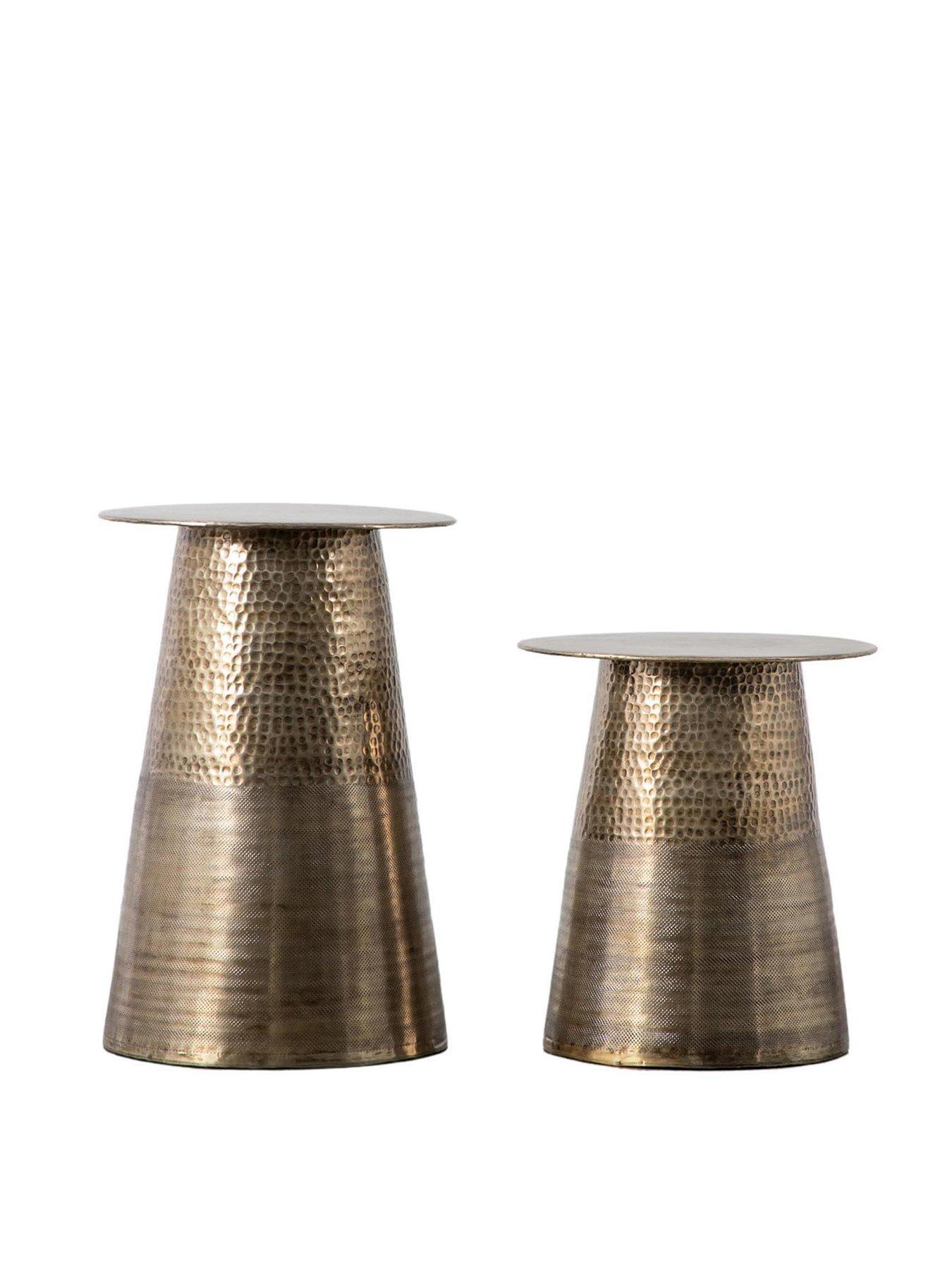 Image 2 of 3 of Gallery Direct Set of 2&nbsp;Jacques Metal&nbsp;Side Tables