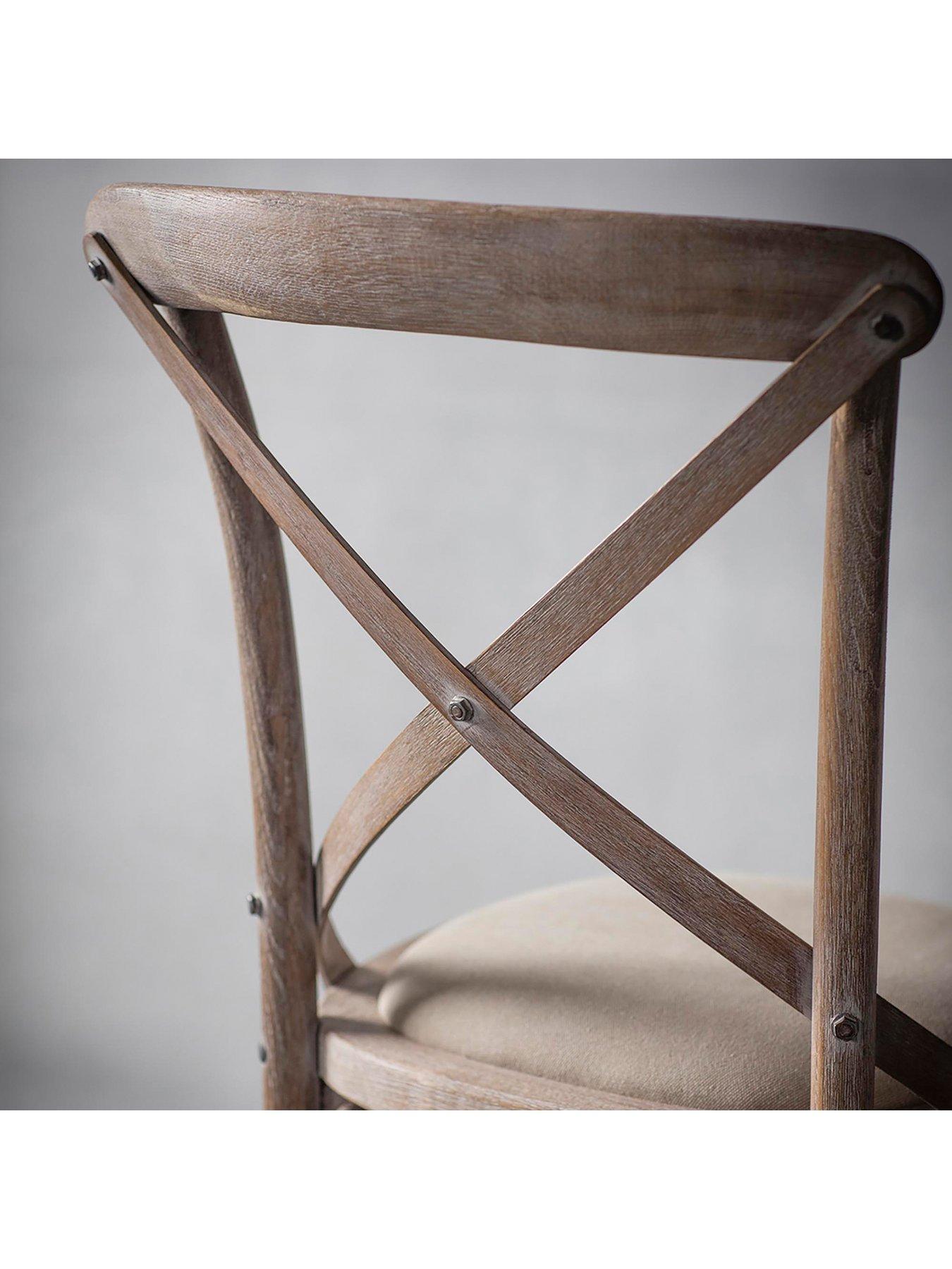 undefined Set of 2 Pinsons Natural Dining Chairs